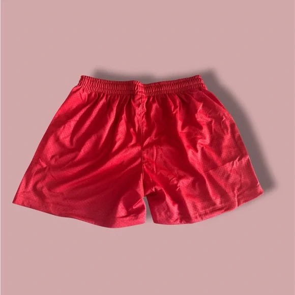 Bad Bunny Debi Tirar Mas Fotos Puerto Rico Red Athletic Men's Shorts Size Medium - Picture 5 of 5